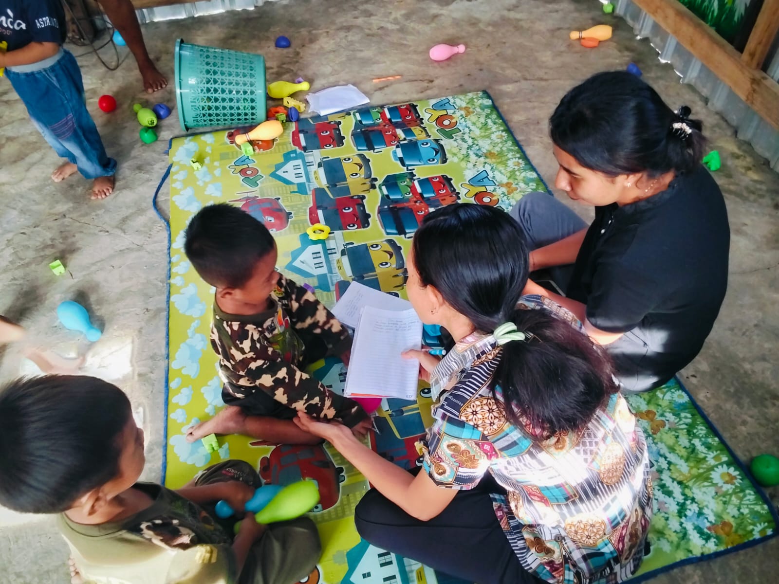 Belajar bersama Miss Kino & Natri